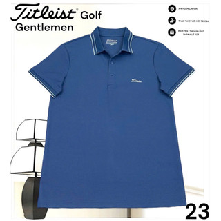 Áo golf polo Titleist 12 màu vải golf gentlemen co dãn chống tia uv phom châu á