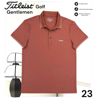 Áo golf polo Titleist 12 màu vải golf gentlemen co dãn chống tia uv phom châu á