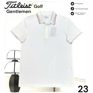 Áo golf polo Titleist 12 màu vải golf gentlemen co dãn chống tia uv phom châu á