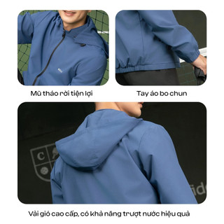 Áo Khoác Gió Nam 2 Lớp Manxury Công Nghệ Heattech Cao Cấp, Chống Thấm, Cản Bụi, Cản Gió, Giữ ấm A02