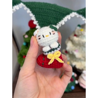 [TIEMNHABOSUA] MÓC KHOÁ LEN HANDMADE CHỦ ĐỀ GIÁNG SINH NOEL QUÀ TẶNG BẠN BÈ TREO TÚI XÁCH DỄ THƯƠNG