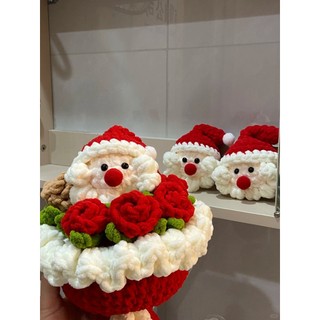 [TIEMNHABOSUA] MÓC KHOÁ LEN HANDMADE CHỦ ĐỀ GIÁNG SINH NOEL QUÀ TẶNG BẠN BÈ TREO TÚI XÁCH DỄ THƯƠNG