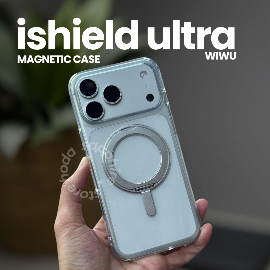 Ốp Lưng Trong Suốt Wiwu Ishield Ultra Kèm Vòng Giá Đỡ Magnetic Xoay 360 ...