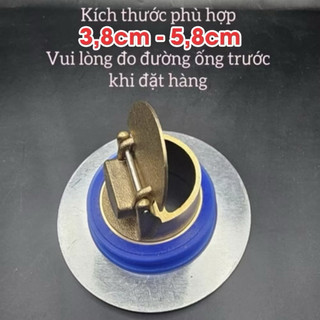 [ Tặng Kèm Vòng Đệm] Nắp Đậy Cống Thoát Nước Cho Sàn Nhà Bếp, Nhà Tắm, Ngăn Mùi Hôi, Chống Côn Trùng Bằng Đồng