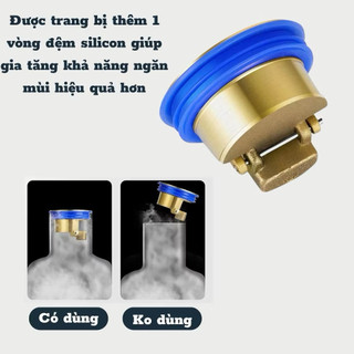 [ Tặng Kèm Vòng Đệm] Nắp Đậy Cống Thoát Nước Cho Sàn Nhà Bếp, Nhà Tắm, Ngăn Mùi Hôi, Chống Côn Trùng Bằng Đồng