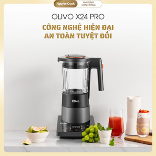 Máy Làm Sữa Hạt Xay Nấu Đa Năng OLIVO X24Pro – Nấu Sữa, Cháo, Hấp, Hầm, Sinh Tố, Giữ Ấm NGUYENCOOK