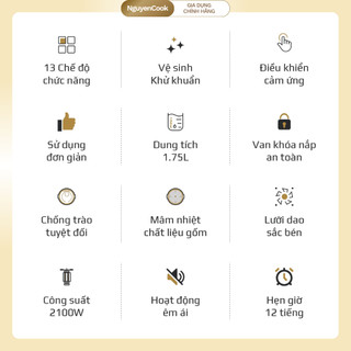 Máy Làm Sữa Hạt Xay Nấu Đa Năng OLIVO X24Pro – Nấu Sữa, Cháo, Hấp, Hầm, Sinh Tố, Giữ Ấm NGUYENCOOK