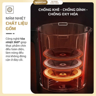 Máy Làm Sữa Hạt Xay Nấu Đa Năng OLIVO X24Pro – Nấu Sữa, Cháo, Hấp, Hầm, Sinh Tố, Giữ Ấm NGUYENCOOK