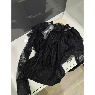 Set áo ren bèo tầng mix chân váy takta tặng kèm hoa cài dành cho chị em mặc đi chơi hẹn hò sang chảnh - Baotrang.clothes