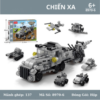 [Có Sẵn] Đồ chơi lắp ráp Cảnh Sát / Cứu Hỏa / Máy Bay / Tàu Chiến 135-150 chi tiết dành cho bé từ 2 tuổi