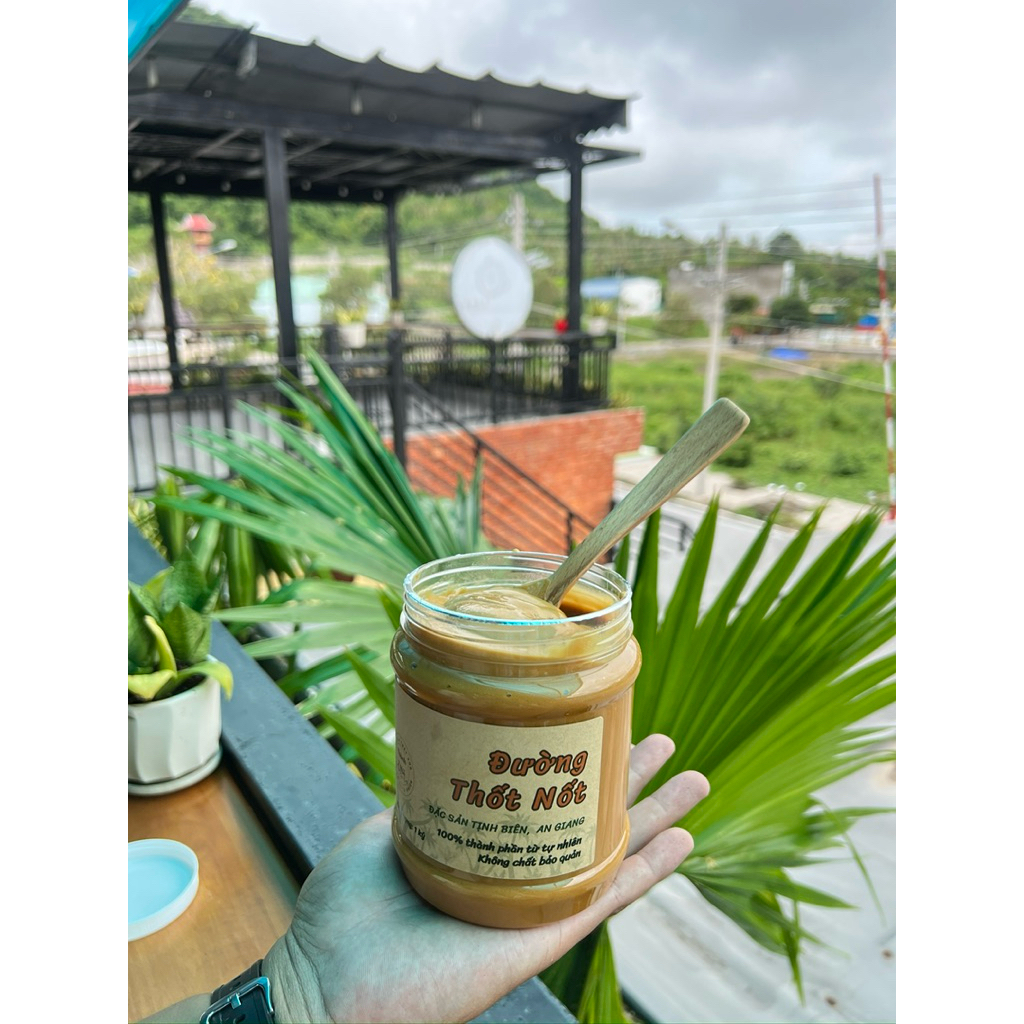 COMBO 2 ký Đường Thốt Nốt nguyên chất tặng Muối ớt lá chúc. Đặc sản An Giang