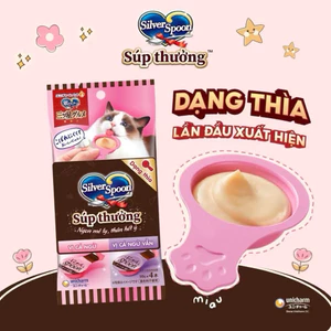 Súp Thưởng Dạng Thìa Silver Spoon, Súp Thưởng Thơm Ngon, Bổ Dưỡng Cho Mèo