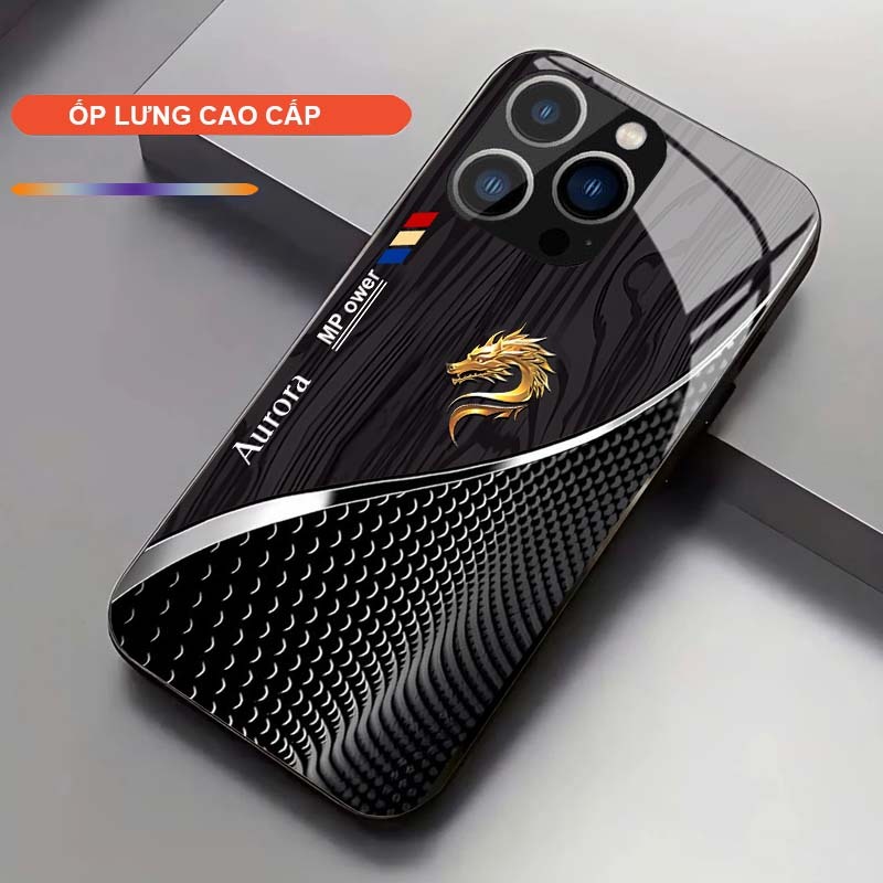 Ốp Lưng cho IPHONE 13/ 13 PRO/ 13 PROMAX Cao Cấp – Thiết Kế Rồng Vàng May Mắn, Sang Trọng, Chống Trầy, Bền Đẹp