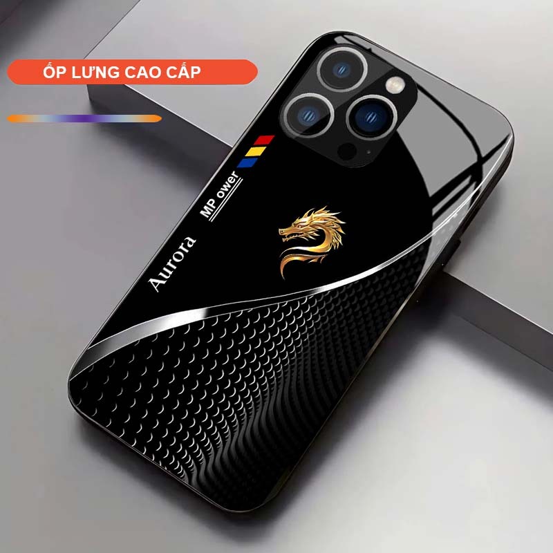 Ốp Lưng cho IPHONE 13/ 13 PRO/ 13 PROMAX Cao Cấp – Thiết Kế Rồng Vàng May Mắn, Sang Trọng, Chống Trầy, Bền Đẹp