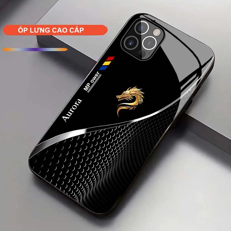 Ốp Lưng cho IPHONE 11/ 11 PRO/ 11 PROMAX Cao Cấp – Thiết Kế Rồng Vàng May Mắn, Sang Trọng, Chống Trầy, Bền Đẹp