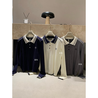 𝐏𝐡𝐢𝐞𝐧 | (Sẵn) W7782 Áo Polo Len Phiên Bản Trẻ Trung Năng Động 3 Màu Basic