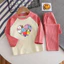 🌸 ĐỒ BỘ BÉ GÁI DÀI TAY GÂN MỀM MỊN – HÌNH DỄ THƯƠNG 🌸 DG240