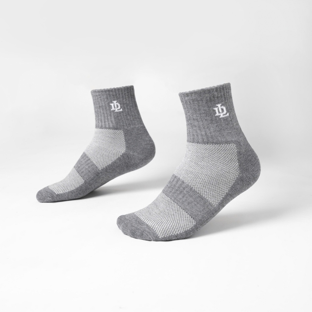 Tất Vớ Unisex Cổ Trung LADOS-1007 Chất Poly Dày Dặn Cao Cấp, Có Lỗ Thông Hơi, Thấm Hút Tốt