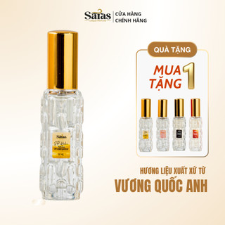 Nước Hoa Lưu Hương 6-8 tiếng Thanh Mát, 3 Tầng Hương Chai 9ml Saras Perfume
