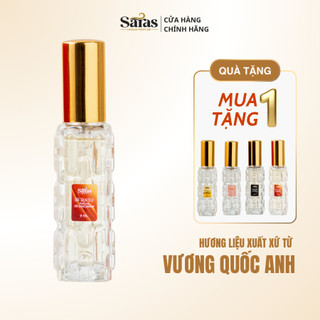 Nước Hoa Lưu Hương 6-8 tiếng Thanh Mát, 3 Tầng Hương Chai 9ml Saras Perfume