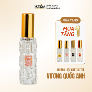 Nước Hoa Lưu Hương 6-8 tiếng Thanh Mát, 3 Tầng Hương Chai 9ml Saras Perfume