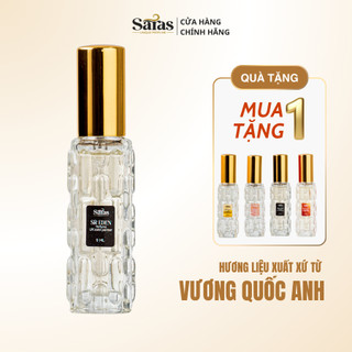 Nước Hoa Lưu Hương 6-8 tiếng Thanh Mát, 3 Tầng Hương Chai 9ml Saras Perfume