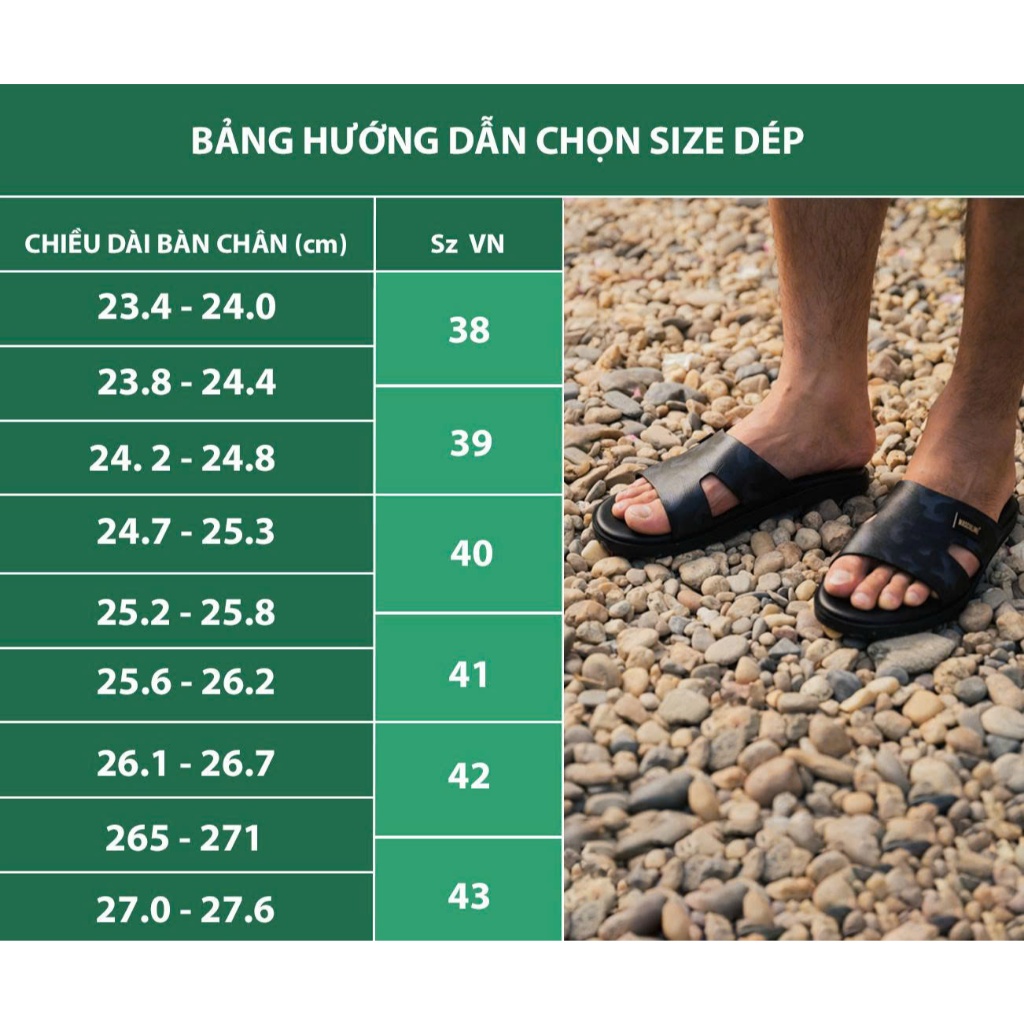 Dép nam cao cấp MASCULINE, Dép da chính hãng kiểu dáng trẻ trung, đế PU chống trơn trượt - MCT507