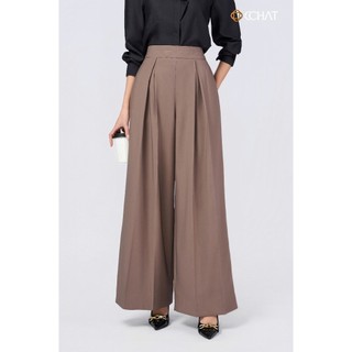 Quần Ống Rộng 𝐂𝐂𝐇𝐀𝐓 Dáng Suông Hery Chỉ Nổi Chất Liệu Tuytsi Cao Cấp 15QDS2084ST