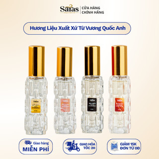 Nước Hoa Lưu Hương 6-8 tiếng Thanh Mát, 3 Tầng Hương Chai 9ml Saras Perfume