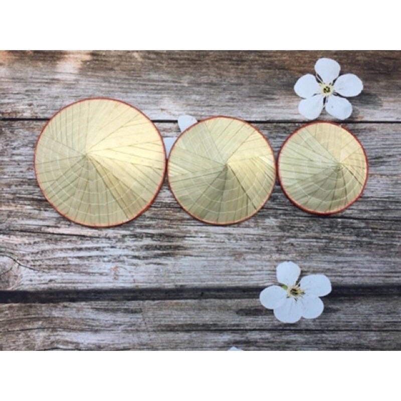 Nón Lá trang Đủ Size Trang Trí ( size từ 4cm đến 25cm)
