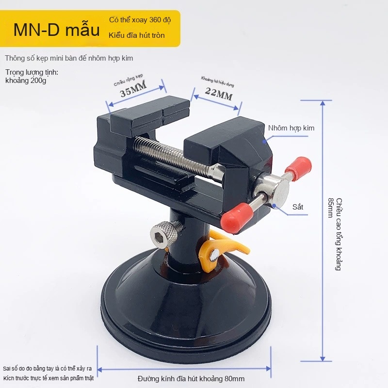 Ê tô từ xoay - Phù hợp cố định phôi ở mọi góc độ