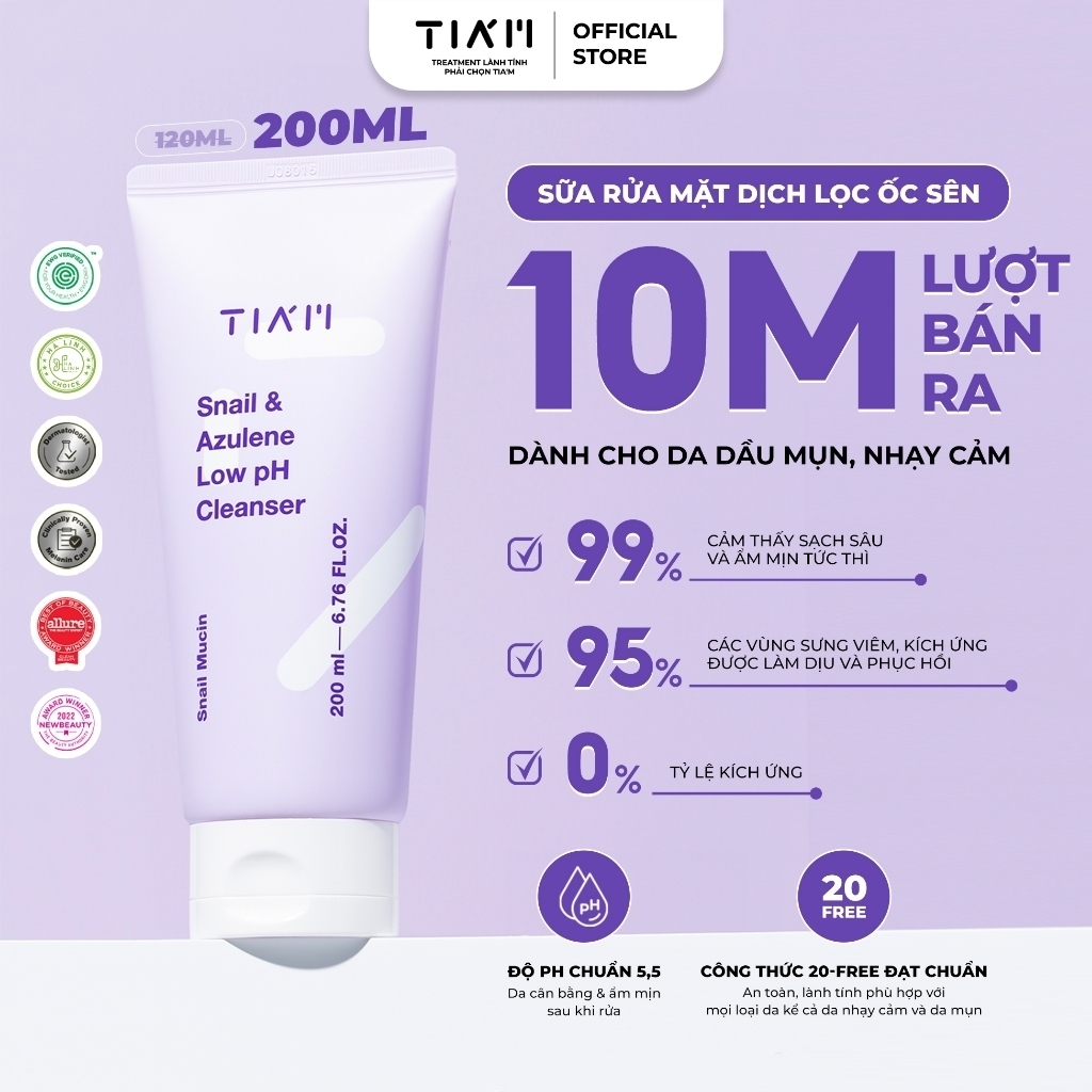 Sữa Rửa Mặt Dịu Nhẹ - Hình ảnh thực tế