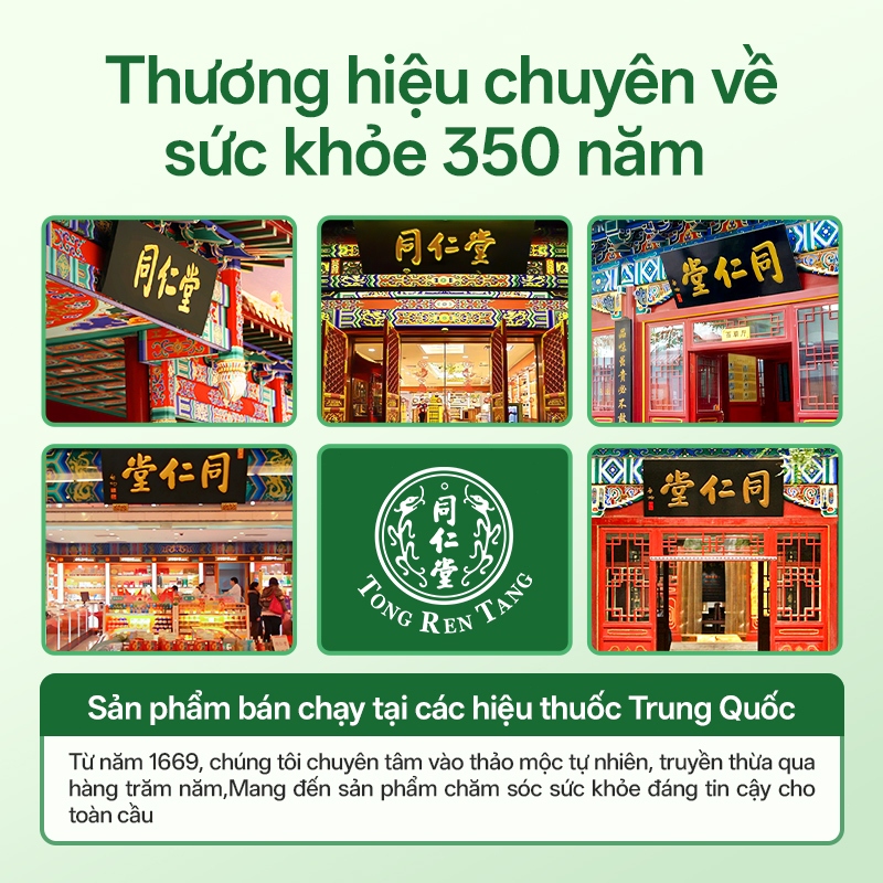 Tong Ren Tang Trà Thảo Mộc Tim Mạch – Ổn Định Huyết Áp, Giảm Mỡ Máu, Hỗ Trợ Lưu Thông Máu