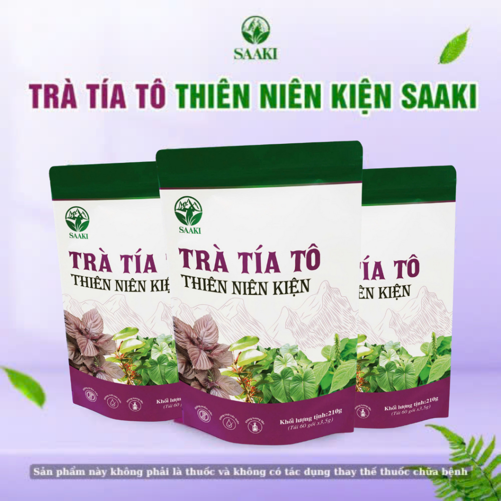 Trà Tía Tô Thiên Niên Kiện - 60 Túi Lọc