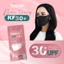 Túi 10 cái Khẩu Trang Chống Nắng KF30+ chống tia UV 96% nhiều màu Xanh Rêu hiệu BISOU