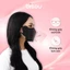 Túi 10 cái Khẩu Trang Chống Nắng KF30+ chống tia UV 96% nhiều màu Xanh Rêu hiệu BISOU