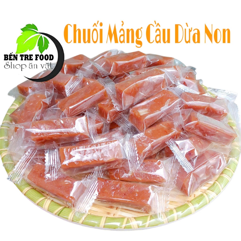 Kẹo Mảng Cầu Chuối Dừa non vị chua ngọt ít đường