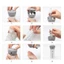 Bộ Chai Chiết 4 Trong 1 Du Lịch, Chai Chiết Dầu Gội, Sữa Tắm, Sữa Rửa Mặt