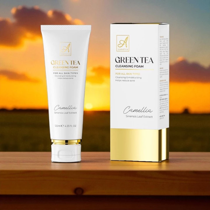 sữa rửa mặt trà xanh A cosmetic, sữa rửa mặt trà xanh phương anh 2025, sữa rửa mặt trà xanh mẫu mới