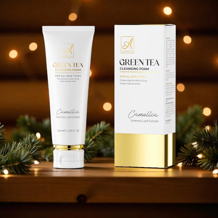 sữa rửa mặt trà xanh A cosmetic, sữa rửa mặt trà xanh phương anh 2025, sữa rửa mặt trà xanh mẫu mới