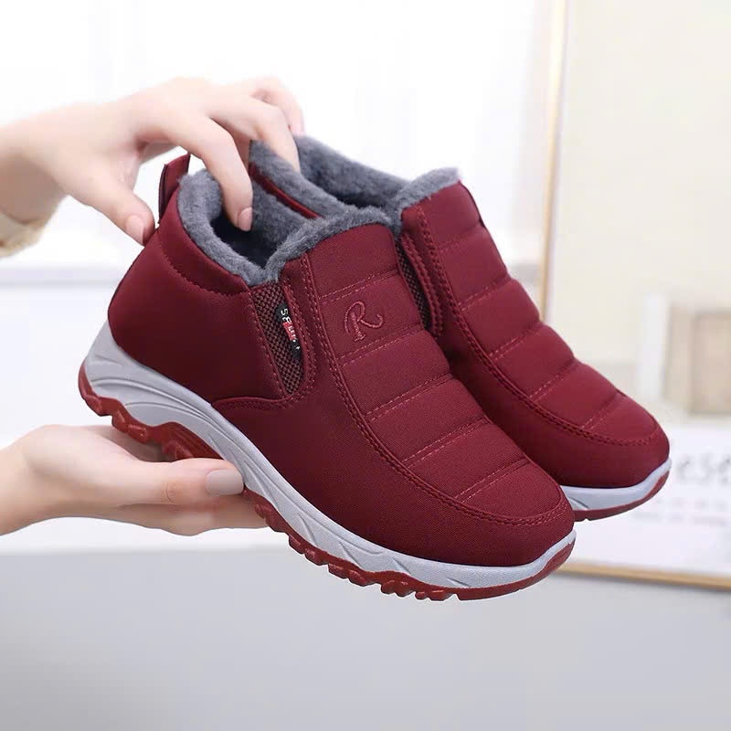 Giày Sneaker Lót Lông Cừu Quảng Châu  Giữ Ấm Chống Lạnh Đi Tuyết Size 36–41 Nam Nữ