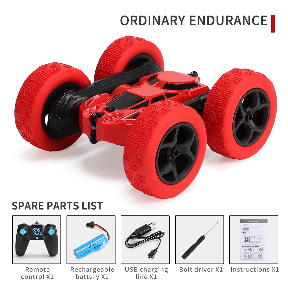 Xe nhào lộn hai mặt 360 độ tốc độ cao điều khiển từ xa cho trẻ em