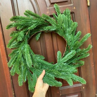 Dây thông PE mềm loại 1 cành 3 nhánh 180cm trang trí Giáng Sinh Noel mẫu mới 2025