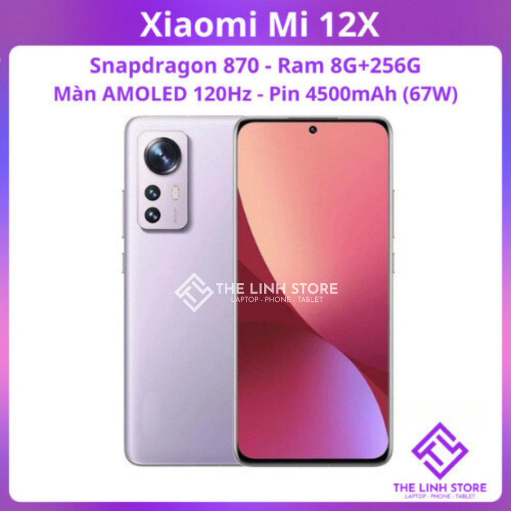 Điện thoại Xiaomi Mi 12X màn AMOLED 120Hz - Snapdragon 870 | Shopee ...