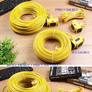 Cuộn Dây Điện Kèm Ổ Cắm YATASMART, Phích Cắm Đúc Chịu Lực Cao Đa Năng Tiện Lợi Dài 30m
