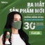 Túi 10 cái Khẩu Trang Chống Nắng KF30+ chống tia UV 96% nhiều màu Xanh Rêu hiệu BISOU