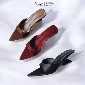 LOVIIECORNER - GUỐC NỮ THỜI TRANG MŨI NHỌN THANH LỊCH - GUỐC NỮ QUAI NGANG BẦU GÓT KHOÉT EO CAO 5CM - D250922 - HDP2607