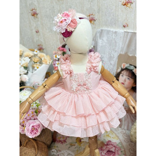 {dáng ngắn ngang chip- mặc dài tăng size} VÁY BLING HỒNG PASTEL 🎀🌸 ( VÁY KÈM CHÍP)