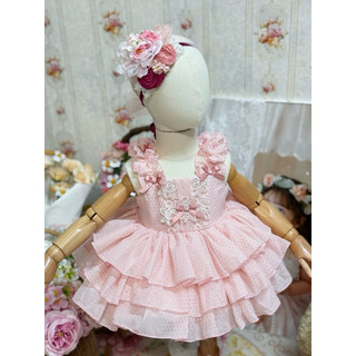 {dáng ngắn ngang chip- mặc dài tăng size} VÁY BLING HỒNG PASTEL 🎀🌸 ( VÁY KÈM CHÍP)