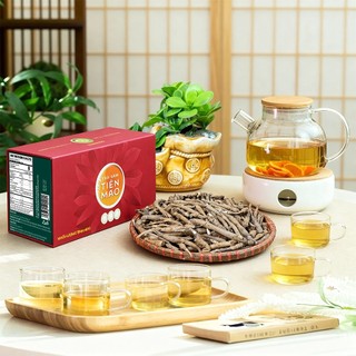 Trà Sâm Tiên Mao Sunbeleaf (Sâm Cau Đen) - Cải Thiện Yếu Sinh Lý, Chống Lão Hóa - Hộp 20 Gói Túi Lọc